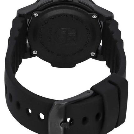 Luminox nahkaselkä SEA Turtle silikoniranneke musta kellotaulu kvartsi XS.0301.BO.L 100M miesten kello