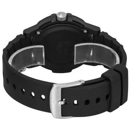 Luminox nahkaselkä SEA Turtle jättiläinen polyuretaanihihna musta kellotaulu Quartz XS.0321.L 100M miesten kello