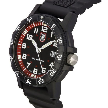 Luminox SEA Turtle Giant Muovihihna Musta Kellotaulu Quartz XS.0335 100M Miesten kello
