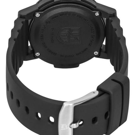 Luminox SEA Turtle Giant Muovihihna Musta Kellotaulu Quartz XS.0335 100M Miesten kello