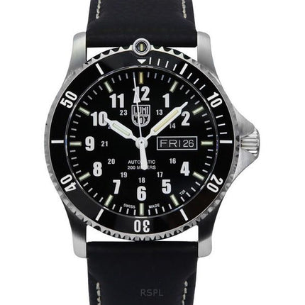 Luminox Sport Timer Nahkahihna Sininen Kellotaulu Automaattinen sukeltaja XS.0921 200M Miesten kello