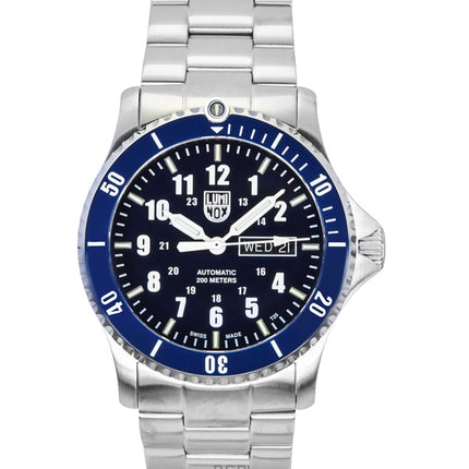 Luminox Sport Timer ruostumattomasta teräksestä valmistettu sininen kellotaulu automaattinen sukeltajan XS.0924 200M miesten kello