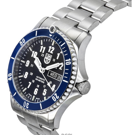 Luminox Sport Timer ruostumattomasta teräksestä valmistettu sininen kellotaulu automaattinen sukeltajan XS.0924 200M miesten kello