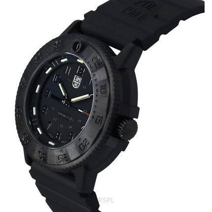 Luminox Alkuperäinen Navy Seal Kumihihna Musta Kellotaulu Quartz Diver&#39,s XS.3001.EVO.BO.S 200M miesten kello