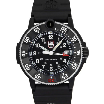Luminox Navy SEAL Original 3001 Heritage -musta kellotaululla varustettu kvartsi-sukelluskello XS.3001.H 200M miesten kello
