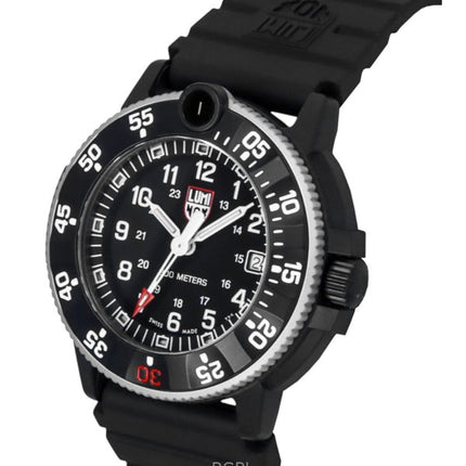 Luminox Navy SEAL Original 3001 Heritage -musta kellotaululla varustettu kvartsi-sukelluskello XS.3001.H 200M miesten kello