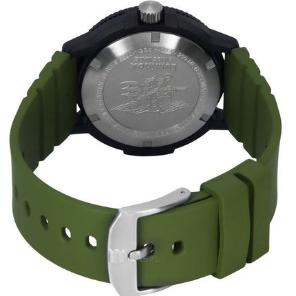 Luminox Alkuperäinen Navy Seal Kumihihna Vihreä Kellotaulu Quartz Diver&#39,s XS.3013.EVO.S 200M miesten kello