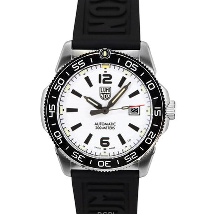 Luminox Pacific Diver Midnight Mariner -kumiranneke, valkoinen kellotaulu, automaattinen XS.3101.H 200M miesten kello
