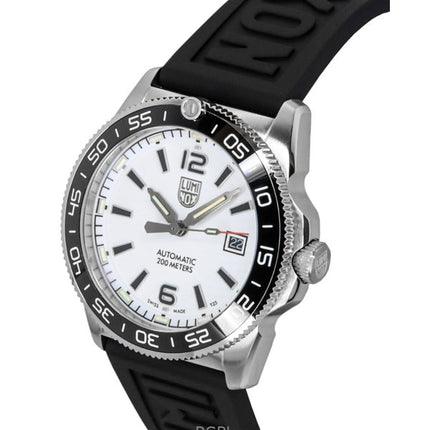 Luminox Pacific Diver Midnight Mariner -kumiranneke, valkoinen kellotaulu, automaattinen XS.3101.H 200M miesten kello