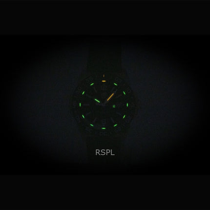 Luminox Pacific Diver -kumisella hihnalla varustettu musta kellotaululla varustettu kvartsikiertäjän XS.3121.1 200M miesten kello
