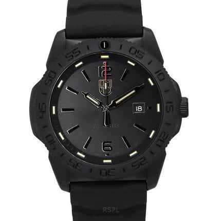 Luminox Pacific Diver kumihihna musta kellotaulu Quartz XS.3121.BO 200M miesten kello