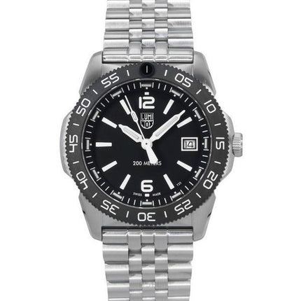 Luminox Pacific Diver Ripple ruostumaton teräs musta kellotaulu kvartsi XS.3122M.1 200M miesten kello