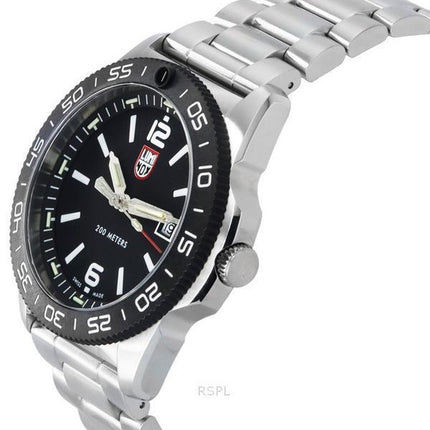 Luminox Pacific Diver ruostumaton teräs musta kellotaulu kvartsi XS.3122 200M miesten kello