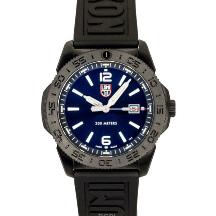 Luminox Pacific Diver -kumisella hihnalla ja sinisellä auringonsäteilytaululla varustettu kvartsikiertäjän XS.3123.B 200M miesten kello