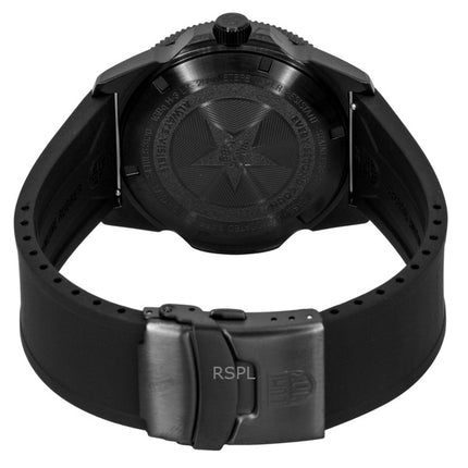 Luminox Pacific Diver -kumisella hihnalla ja punaisella auringonsäteilytaululla varustettu kvartsikiertäjän XS.3135.B 200M miesten kello