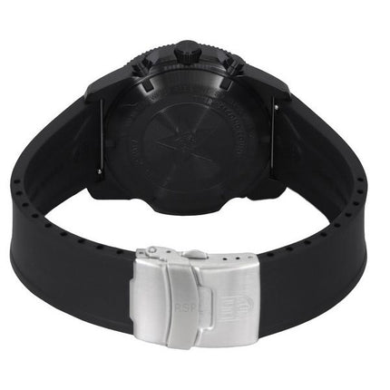 Luminox Pacific Diver Chronograph -kumihihna, musta kellotaulu Quartz XS.3141.BO 200M miesten kello