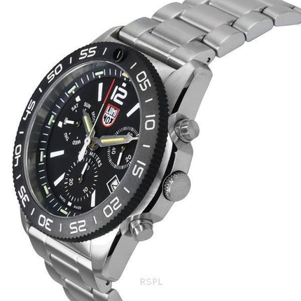 Luminox Pacific Diver Chronograph ruostumaton teräs musta kellotaulu kvartsi XS.3142 200M miesten kello
