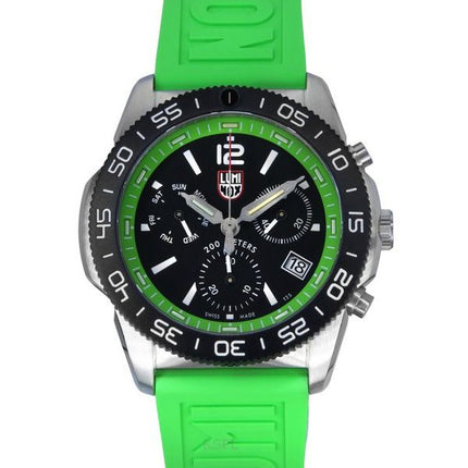 Luminox Pacific Diver Chronograph kumihihna musta kellotaulu Quartz XS.3157.NF 200M miesten kello