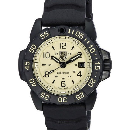 Luminox Navy SEAL Foundation -kumihihna beige kellotaulu Sveitsin kvartsi sotilassukelluksen XS.3251.CBNSF.SET 200M miesten kell