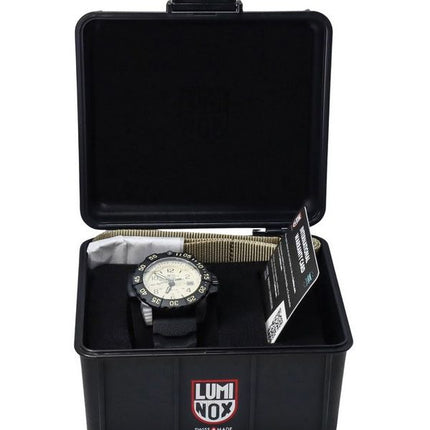 Luminox Navy SEAL Foundation -kumihihna beige kellotaulu Sveitsin kvartsi sotilassukelluksen XS.3251.CBNSF.SET 200M miesten kell