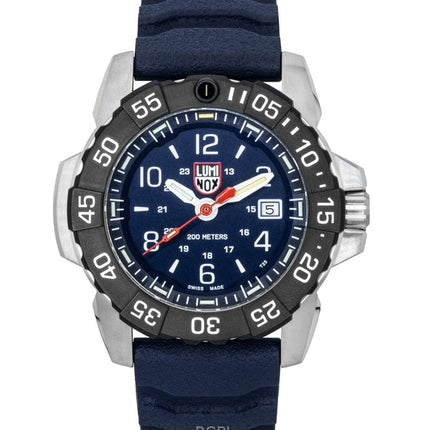 Luminox Navy Seal -kumiranneke, sininen kellotaulu, kvartsi, sukeltajan XS.3253.CB 200M miesten kello