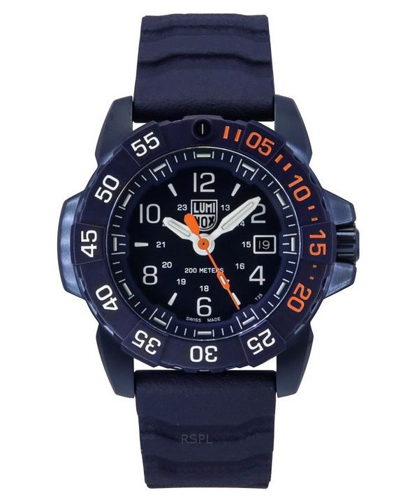 Luminox Navy SEAL Foundation Takaisin siniseen sarjaan Quartz Diver',s XS.3253.CBNSF.SET 200M miesten kello lisähihnalla