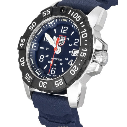 Luminox Navy Seal -kumiranneke, sininen kellotaulu, kvartsi, sukeltajan XS.3253.CB 200M miesten kello