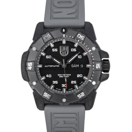 Luminox Master Carbon SEAL harmaa kumihihna musta kellotaulu Sveitsin automaattinen sukeltaja XS.3862 200M miesten kello
