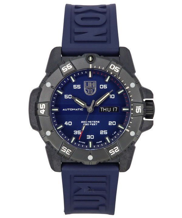 Luminox Master Carbon SEAL kumihihna sininen kellotaulu automaattinen sukeltaja XS.3863 200M miesten kello