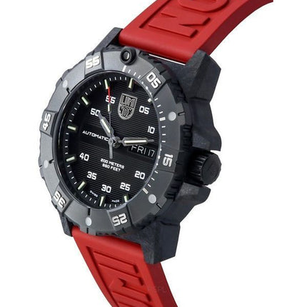 Luminox Master hiilitiiviste kumihihna musta kellotaulu automaattinen sukeltaja XS.3875 200M miesten kello