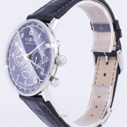 Zeppelin sarjan LZ 129 Hindenburg Saksa teki 7036-3 70363 Miesten Watch
