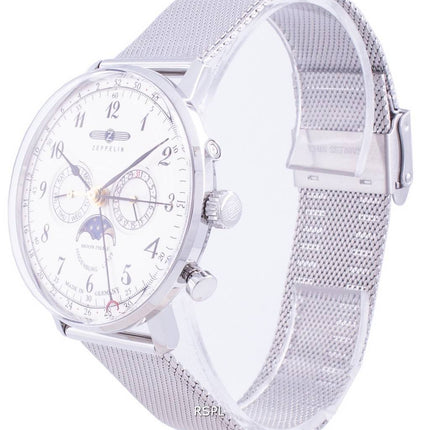 Zeppelin Hindenburg Z7036M1 Quartz Moon Phase miesten kello