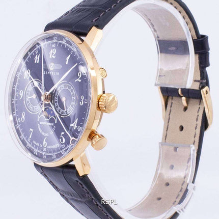 Kunnostettu Zeppelin-sarjan LZ 129 Hindenburg Saksassa valmistettu 7038-3 70383 miesten kello