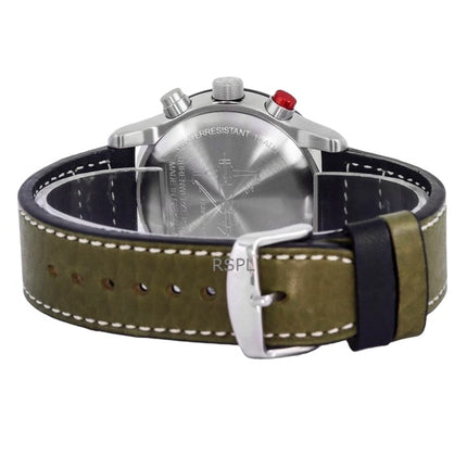 Zeppelin Eurofighter Chronograph nahkaranneke beige kellotaulu Quartz 7298-5 72985 100M miesten kello