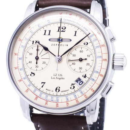 Kunnostettu Zeppelin-sarja LZ126 7614-5 76145 Saksassa valmistettu miesten kello