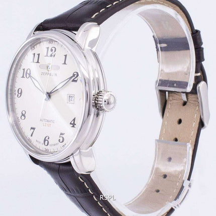 Kunnostettu Zeppelin-sarjan LZ127 Graf Automatic Saksassa valmistettu 7656-5 76565 miesten kello