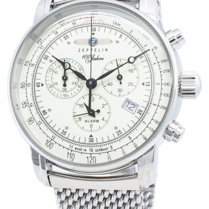 Zeppelin 100 Jahre 8680M3 8680M-3 Tachymeter Quartz miesten kello