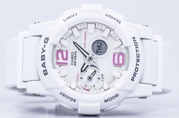 Casio Baby-G iskunkestävä Tide kaavio analoginen digitaalinen BGA-180BE-7B naisten Watch