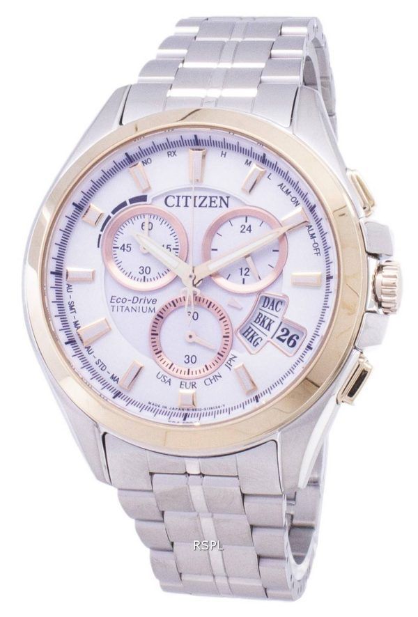 Citizen Eco-Drive BY0054-57A Titanium analoginen miesten kello