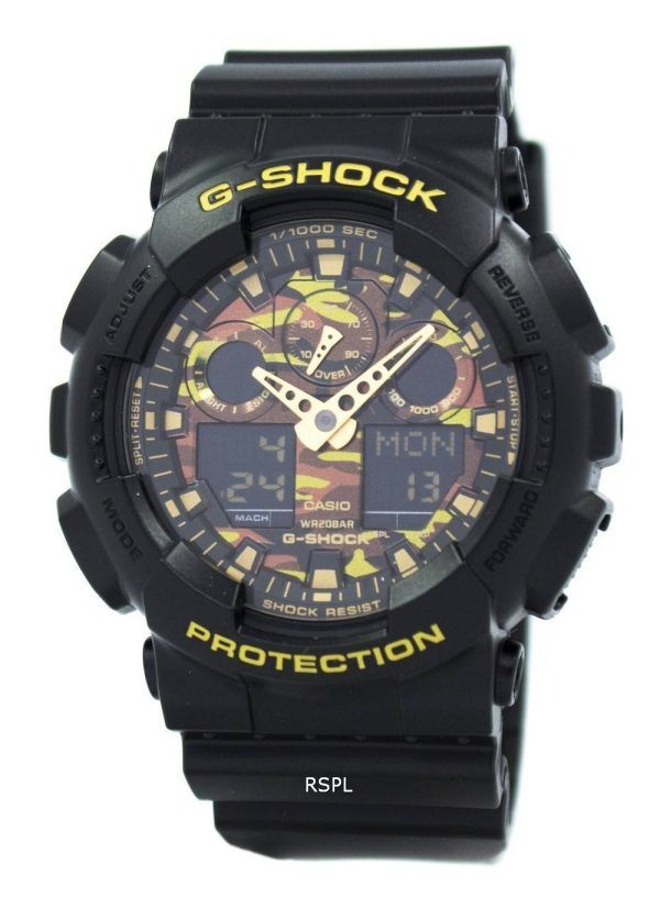 Casio G-Shock naamiointi sarja GA 100CF 1A9 Miesten kello