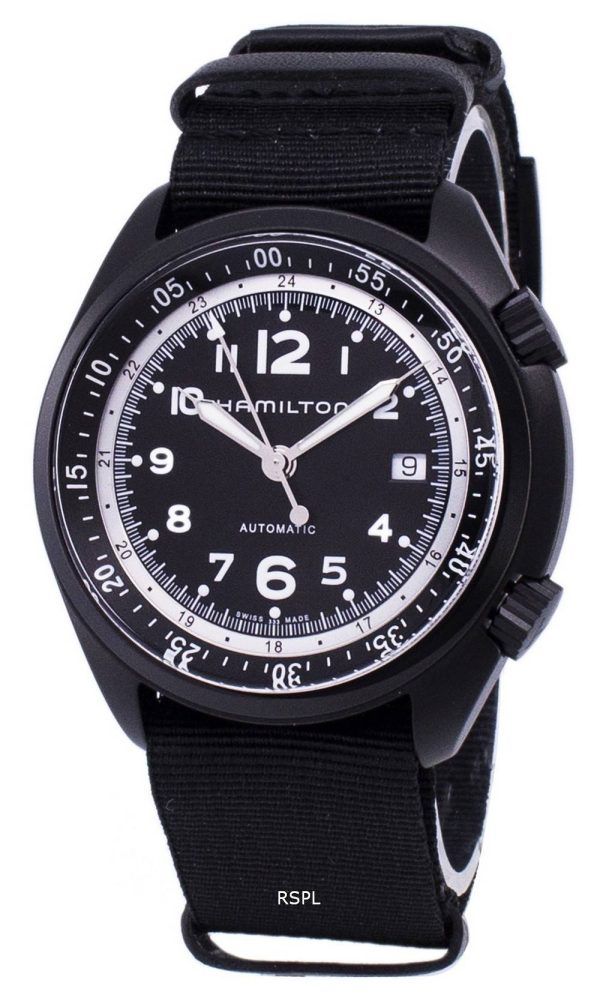 Hamilton Khaki ilmailun ohjaajan Pioneer automaattinen H80485835 Miesten Watch