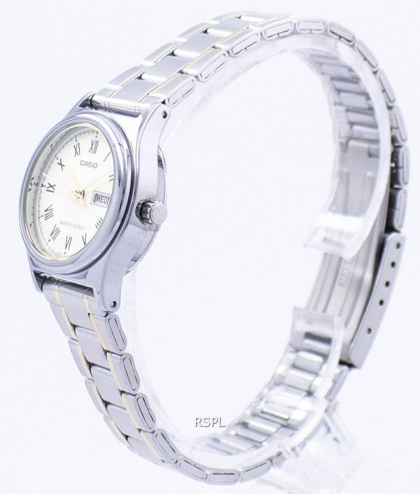 Casio analoginen kvartsi LTP-V006SG-9 LTPV006SG-9B naisten Watch