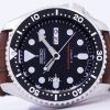 Seiko automaattinen Diver suhde ruskea nahka SKX007J1 LS7 200M Miesten Watch