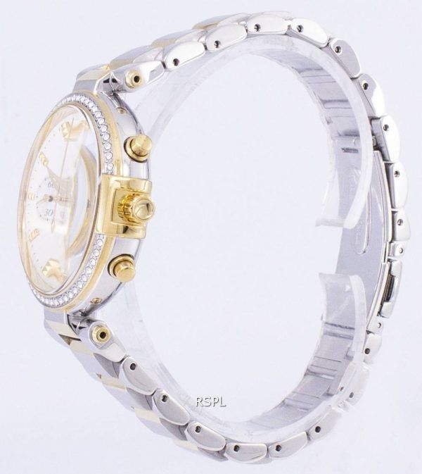 Seiko Chronograph kvartsi Diamond aksentti SNDV42 SNDV42P1 SNDV42P naisten Watch