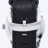 Seiko 5 urheilu sotilaallisen automaattinen Japanissa valmistettu suhde musta nahka SNZG07J1 LS8 Miesten Watch