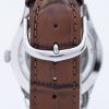 Seiko 5 urheilua automaattinen Japanissa valmistettu suhde ruskea nahka SNZG15J1 LS7 Miesten Watch