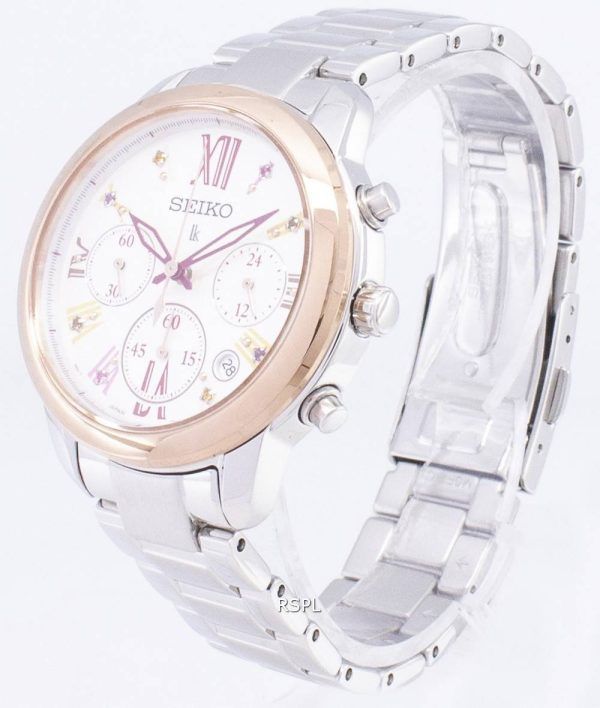 Seiko Lukia Limited Edition SRWZ82 SRWZ82P1 SRWZ82P Chronograph naisten Watch