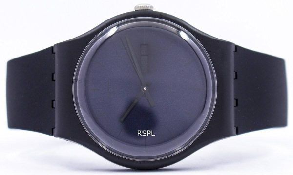 Swatch alkuperäiset musta Rebel Sveitsin kvartsia SUOB702 Unisex kello