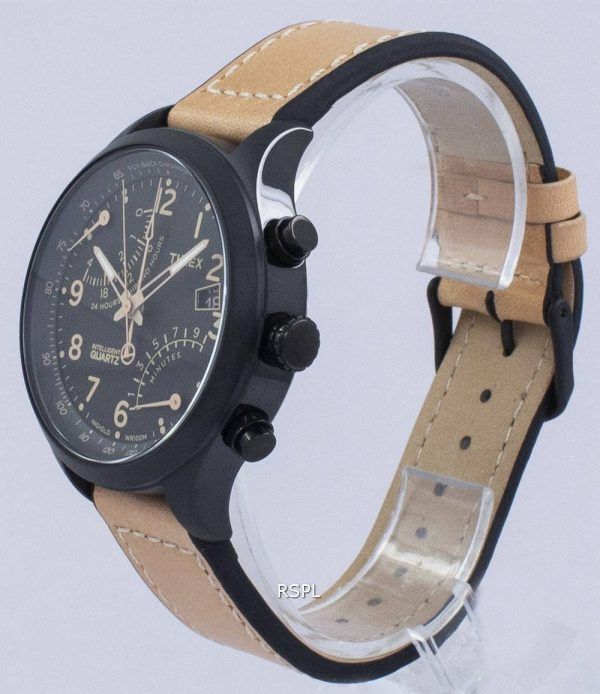 Timex älykäs Indiglo lentää takaisin Chronograph Quartz T2N700 Miesten Watch