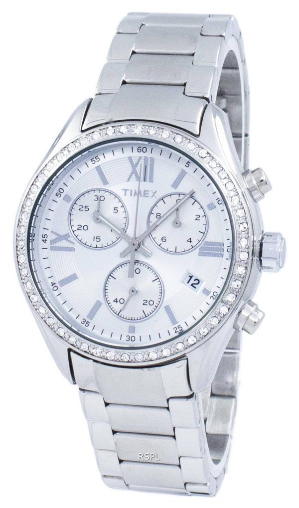 Timex Miami Chronograph kvartsi Diamond aksentti TW2P66800 naisten Watch
